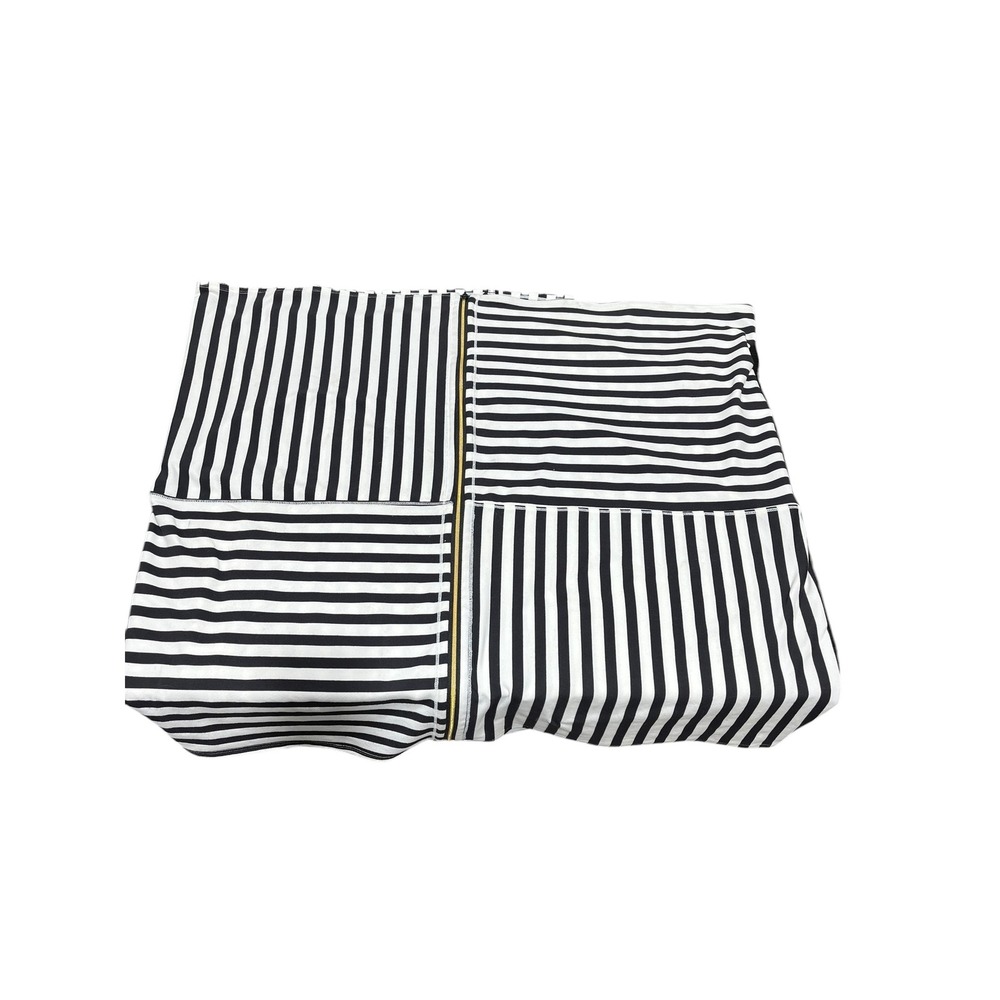 Lululemon Vinyasa‎ Scarf *Zips Apex Stripe Black White